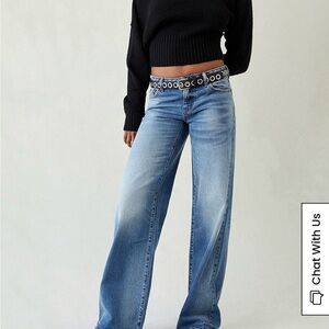 Pacsun Casey Low Rise Baggy Jeans Medium Indigo 31S